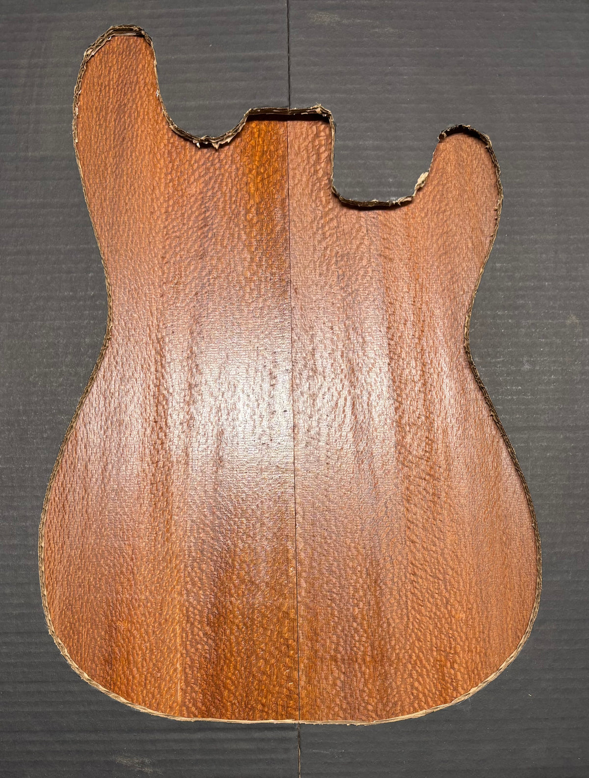 Leopardwood Guitar Drop Top - 21-1/4" x 7-1/8" x 3/8" #2014 Exotic Wood Zone 