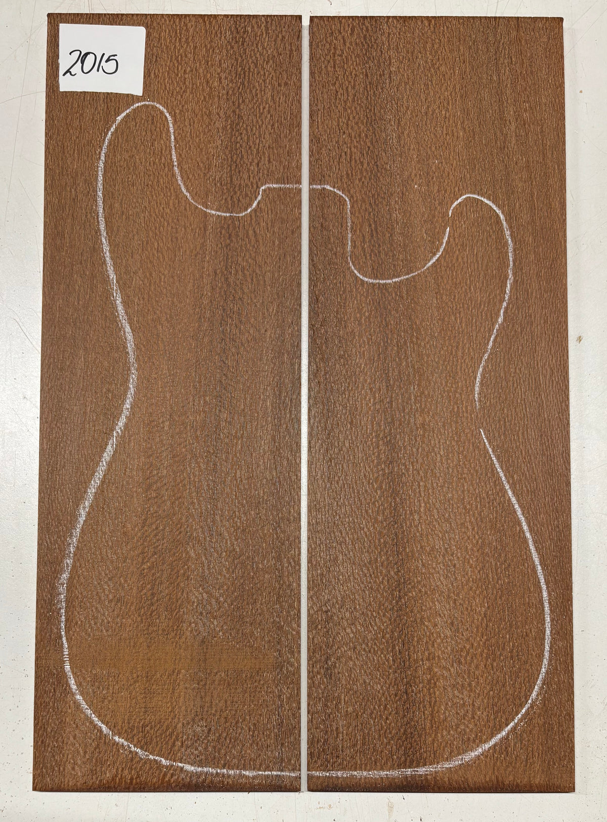 Leopardwood Guitar Drop Top - 21-1/4" x 7-1/8" x 3/8" #2015 Exotic Wood Zone 