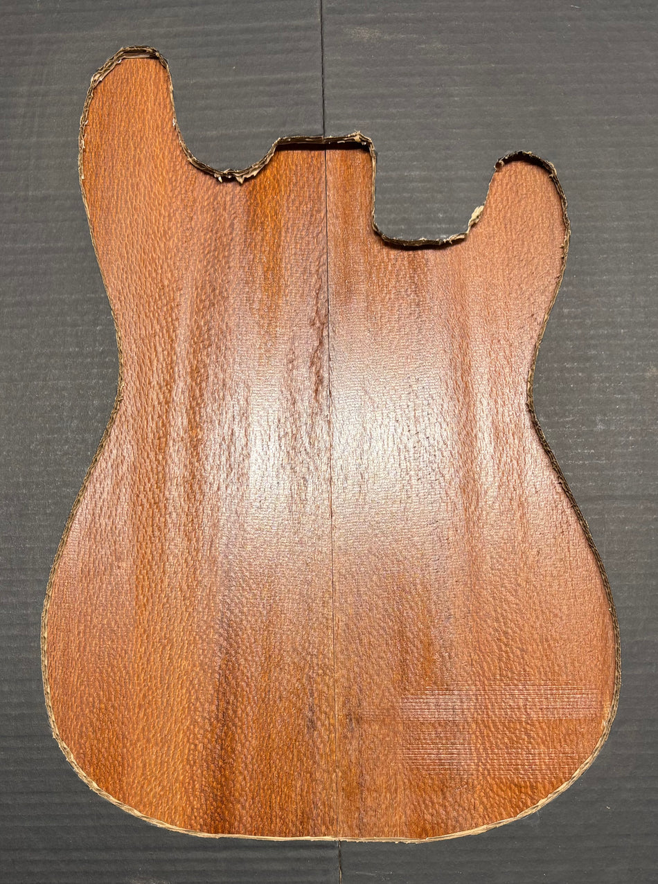 Leopardwood Guitar Drop Top - 21-1/4" x 7-1/8" x 3/8" #2015 Exotic Wood Zone 