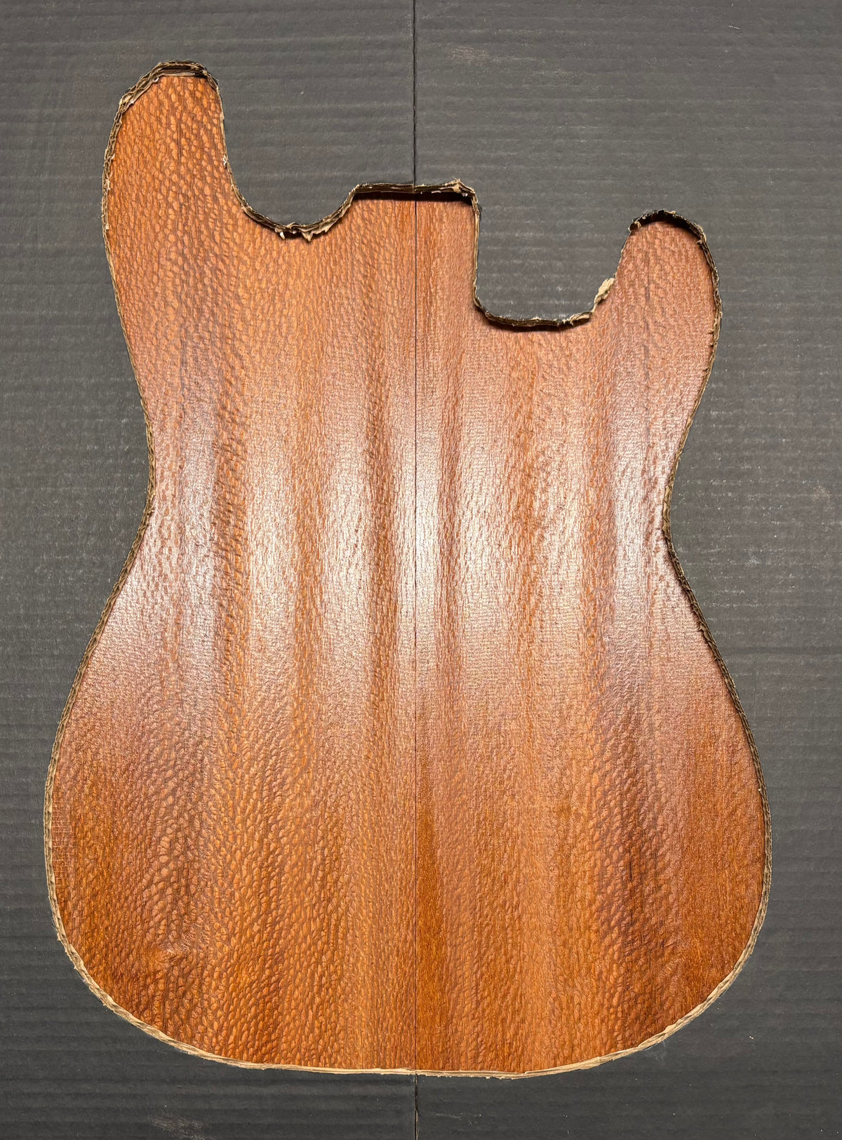 Leopardwood Guitar Drop Top - 21-1/4" x 7-1/8" x 3/8" #2016 Exotic Wood Zone 