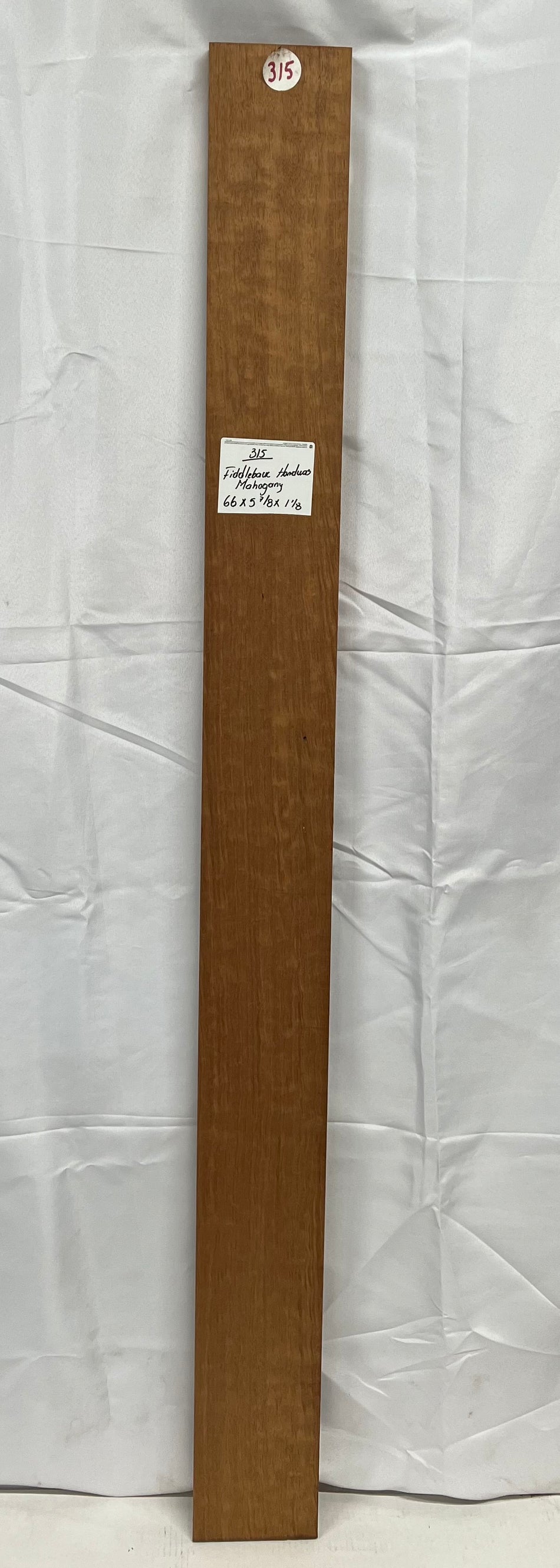 Fiddleback Honduras Mahogany Lumber 66" x 5-7/8" x 1-1/8"  #315