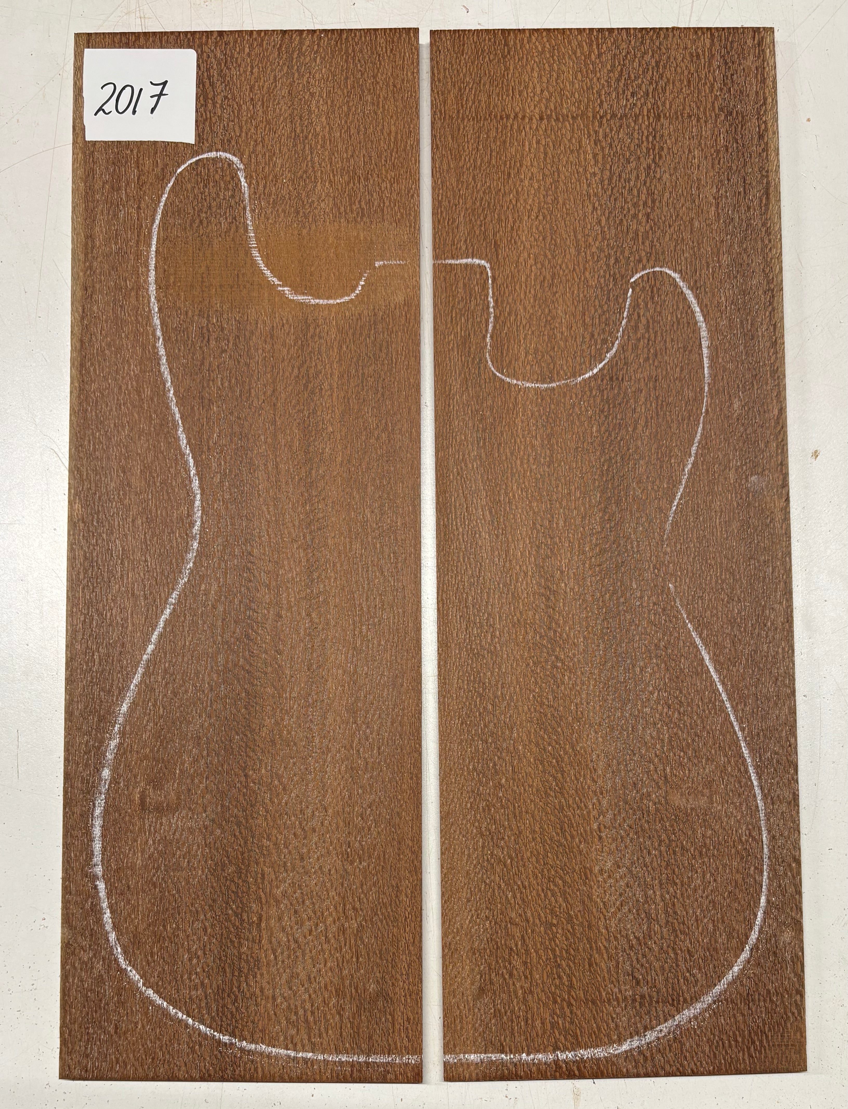 Leopardwood Guitar Drop Top - 21-1/4" x 7-1/8" x 3/8" #2017 Exotic Wood Zone 