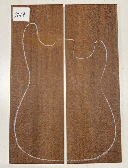 Leopardwood Guitar Drop Top - 21-1/4" x 7-1/8" x 3/8" #2017 Exotic Wood Zone 