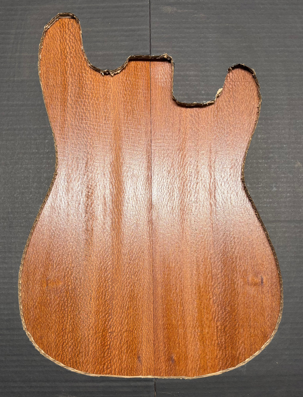 Leopardwood Guitar Drop Top - 21-1/4" x 7-1/8" x 3/8" #2017 Exotic Wood Zone 