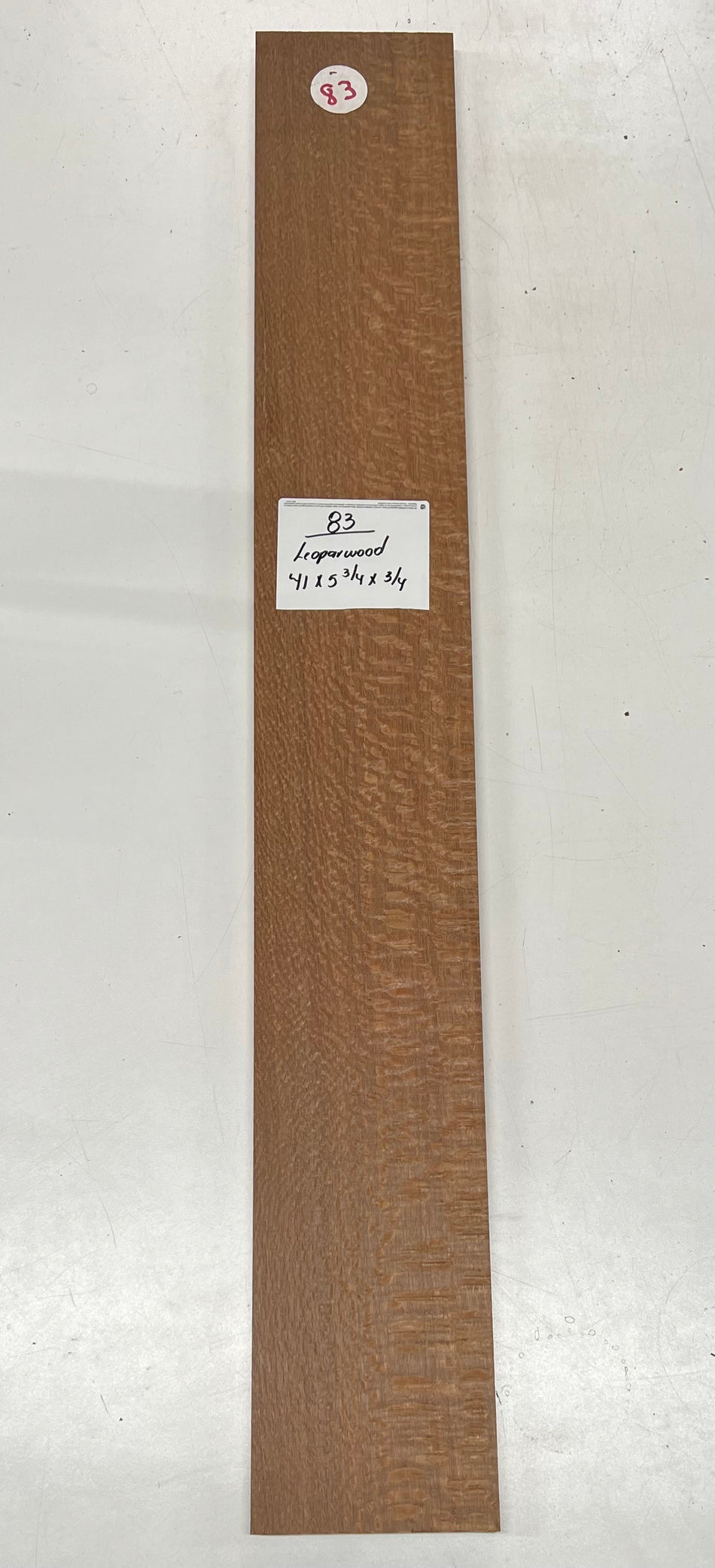 Leopardwood Lumber 41" x 5-3/4" x 3/4" #83