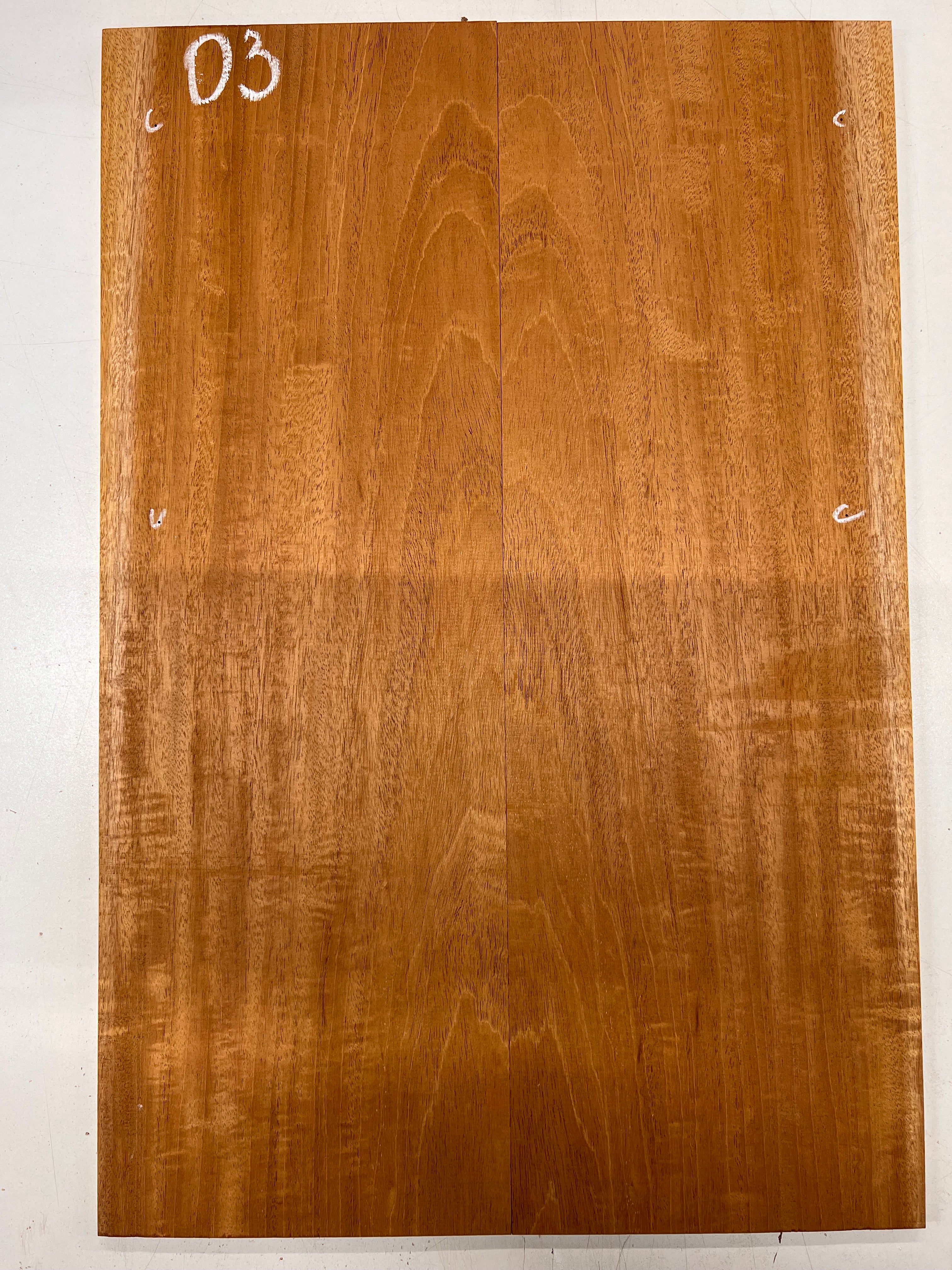 Beautiful Flame Honduran Mahogany Guitar Drop Tops 21" x 7" x 1/4" #03 - Exotic Wood Zone - Buy online Across USA 