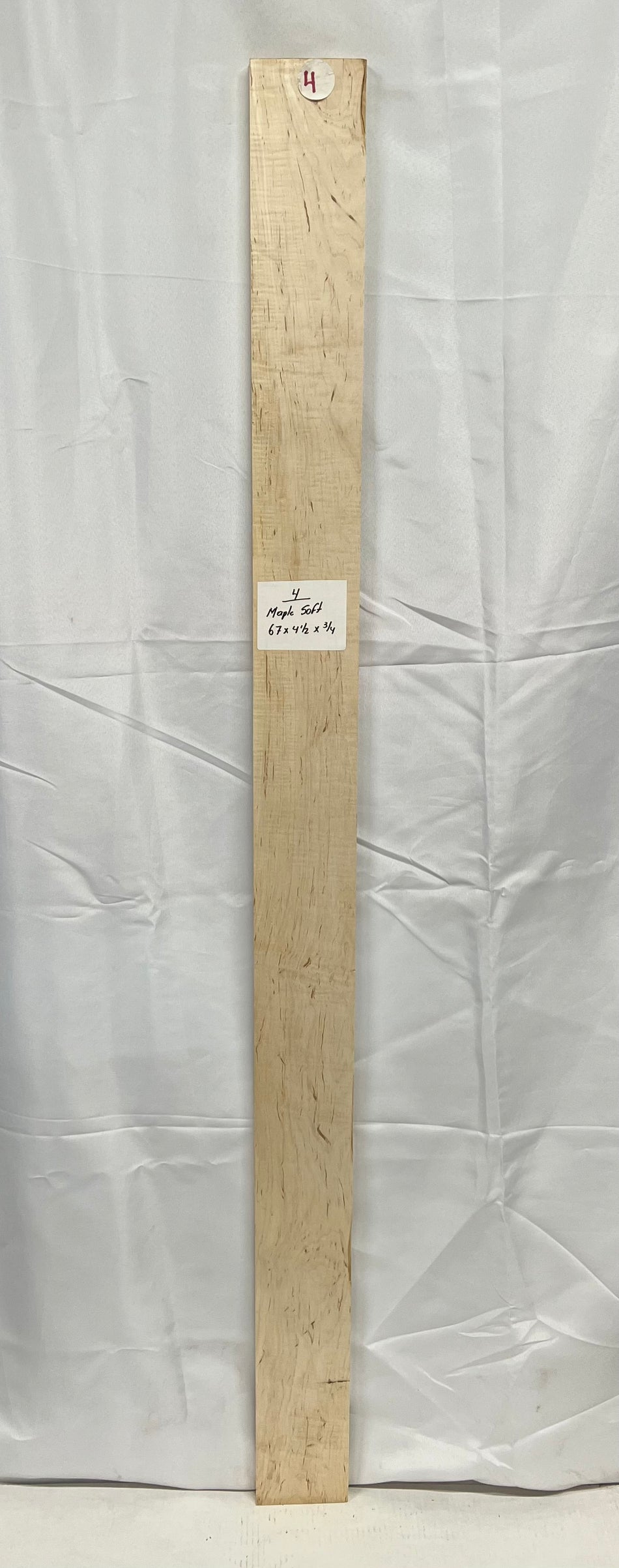 Soft Maple Lumber 67" x 4-1/2" x 3/4" #4