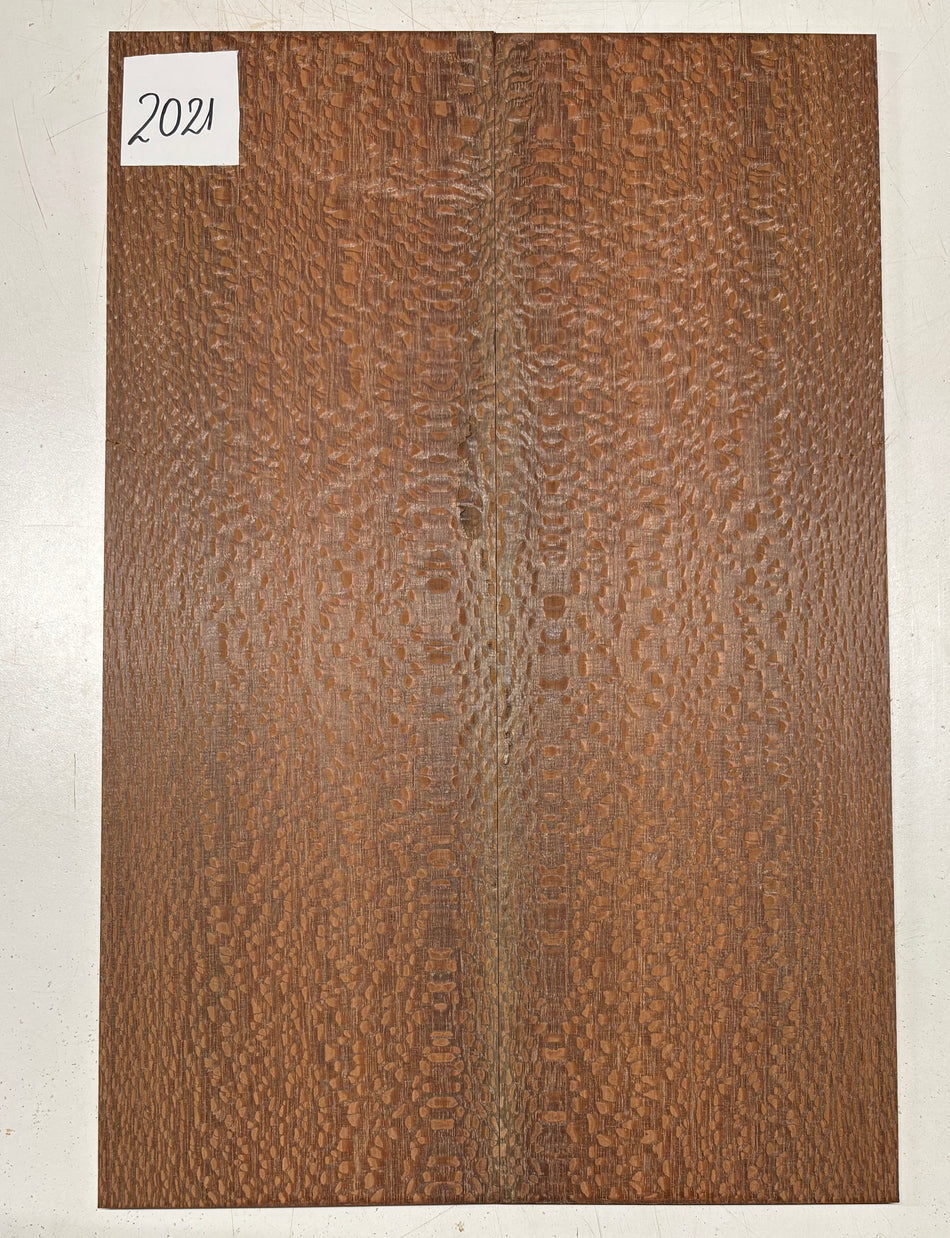 Leopardwood Guitar Drop Top - 21-1/4" x 7-1/8" x 3/8" #2021 Exotic Wood Zone 