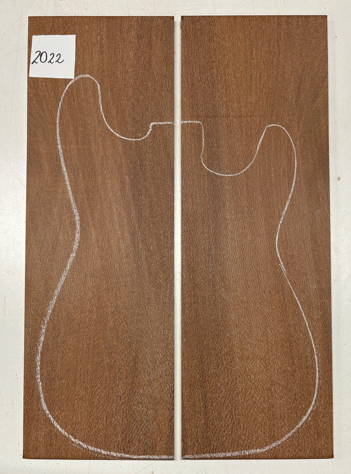 Leopardwood Guitar Drop Top - 21-1/4" x 7-1/8" x 3/8" #2022 Exotic Wood Zone 