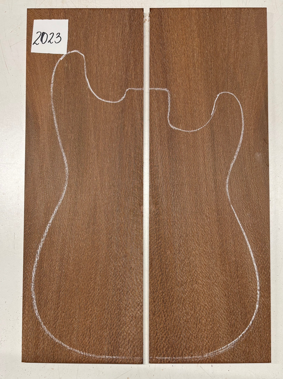 Leopardwood Guitar Drop Top - 21-1/4" x 7-1/8" x 3/8" #2023 Exotic Wood Zone 