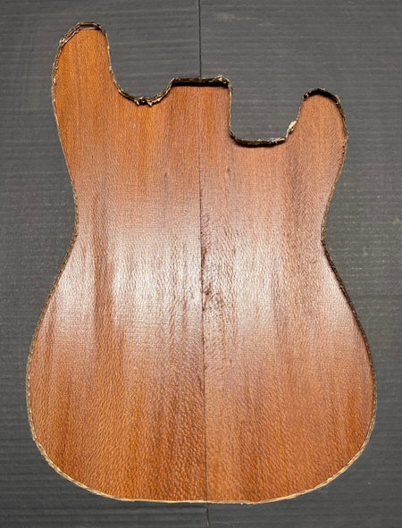 Leopardwood Guitar Drop Top - 21-1/4" x 7-1/8" x 3/8" #2023 Exotic Wood Zone 