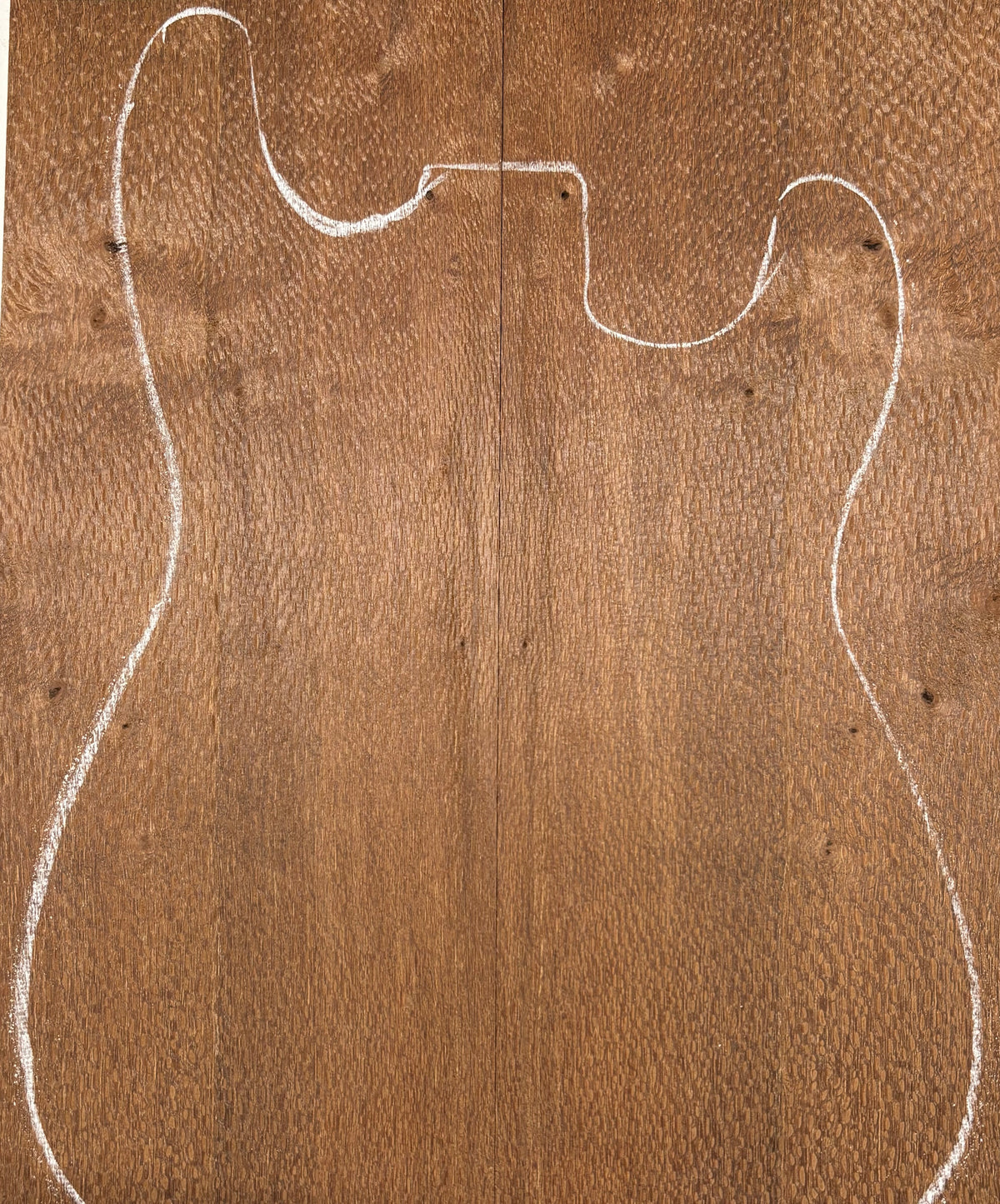 Leopardwood Guitar Drop Top - 21-1/4" x 7-1/8" x 3/8" #2024 Exotic Wood Zone 