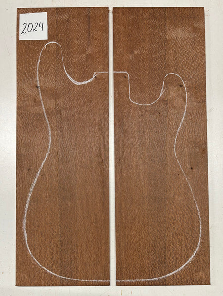 Leopardwood Guitar Drop Top - 21-1/4" x 7-1/8" x 3/8" #2024 Exotic Wood Zone 