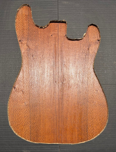 Leopardwood Guitar Drop Top - 21-1/4" x 7-1/8" x 3/8" #2024 Exotic Wood Zone 
