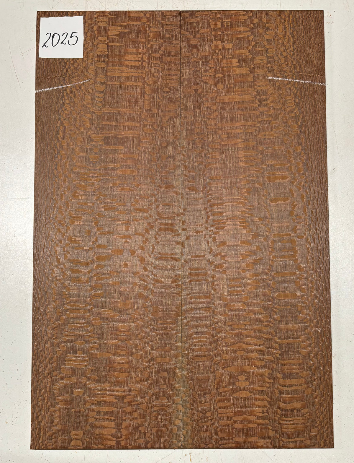 Leopardwood Guitar Drop Top - 21-1/4" x 7-1/8" x 3/8" #2025 Exotic Wood Zone 