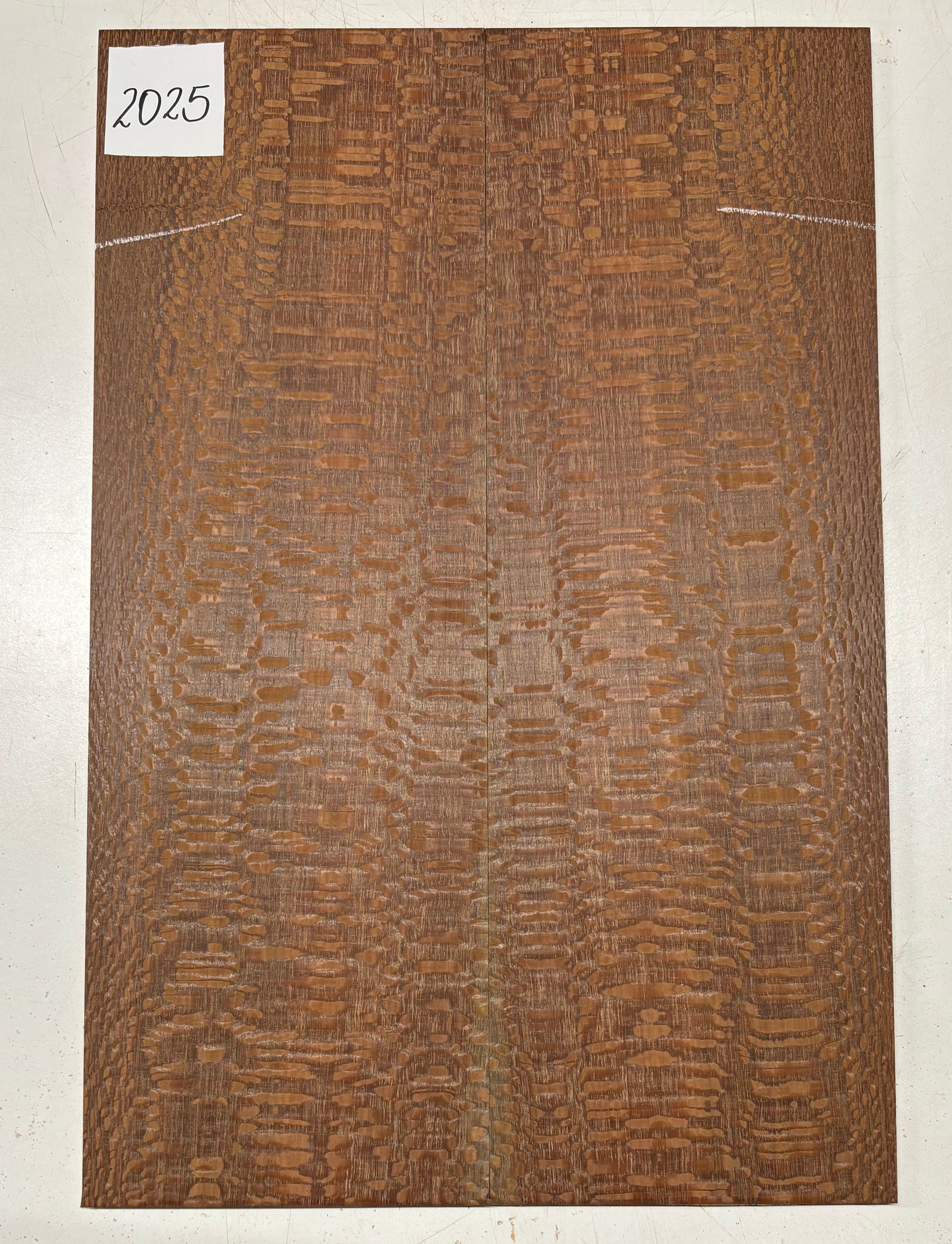 Leopardwood Guitar Drop Top - 21-1/4" x 7-1/8" x 3/8" #2025 Exotic Wood Zone 