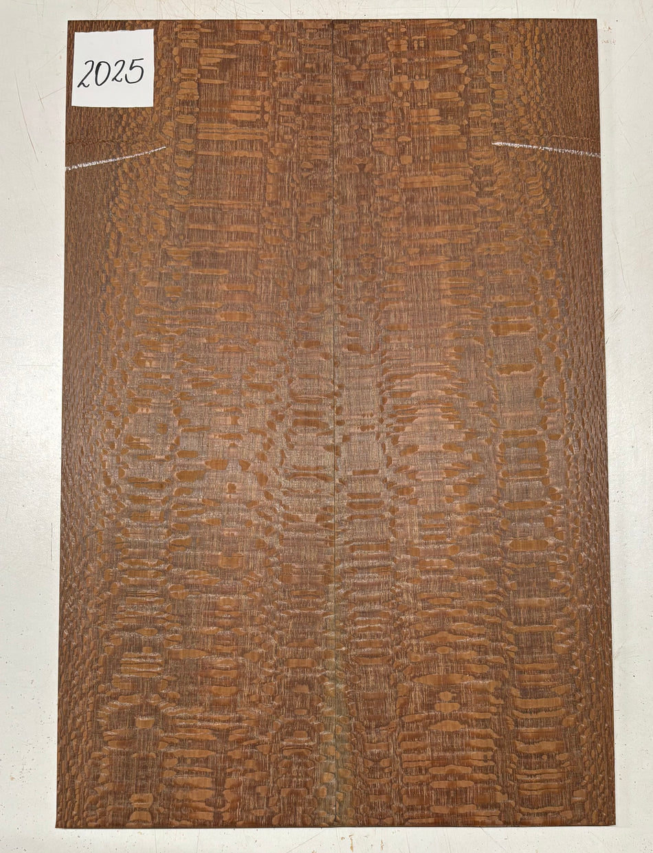 Leopardwood Guitar Drop Top - 21-1/4" x 7-1/8" x 3/8" #2025 Exotic Wood Zone 