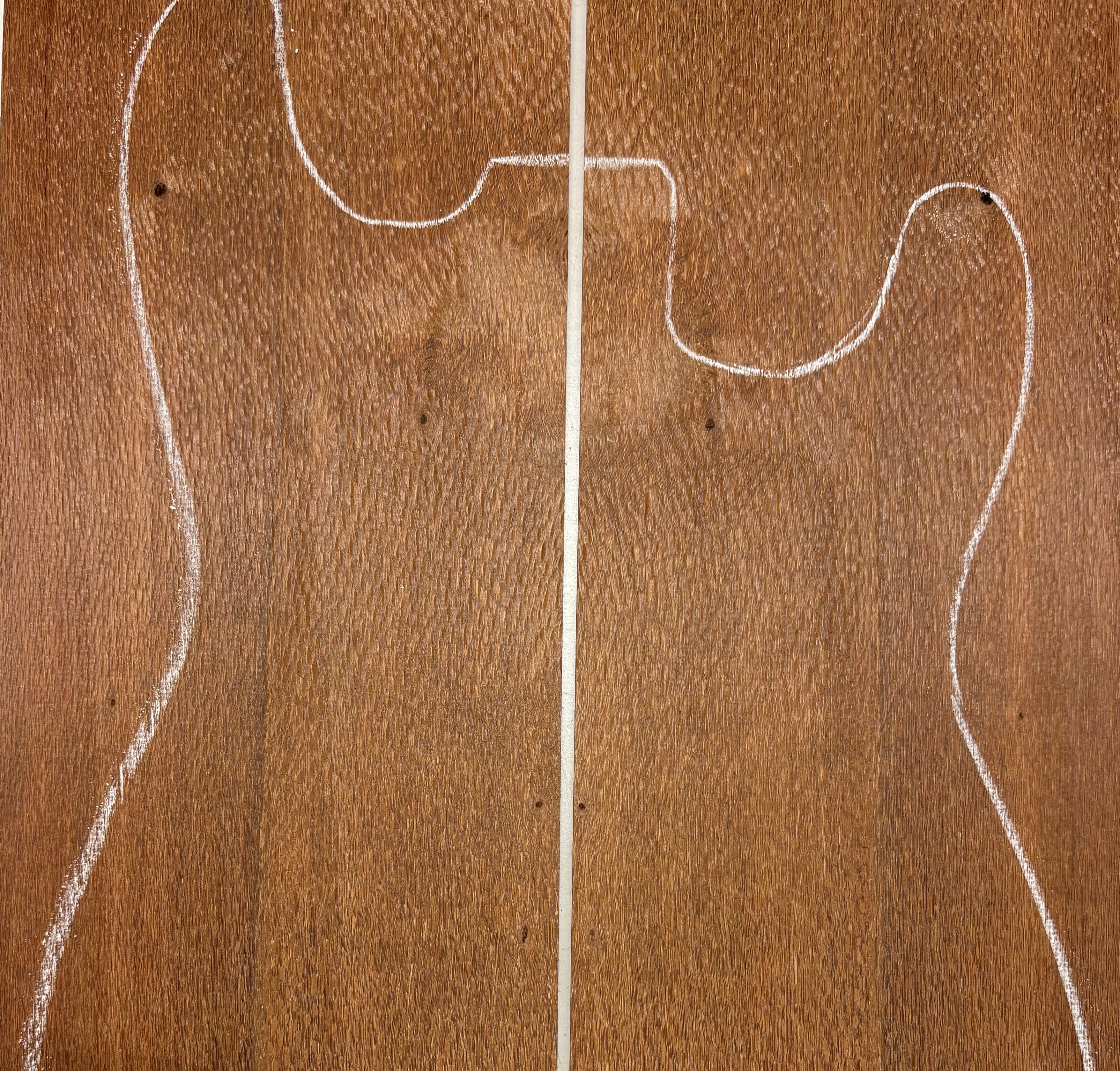 Leopardwood Guitar Drop Top - 21-1/4" x 7-1/8" x 3/8" #2026 Exotic Wood Zone 