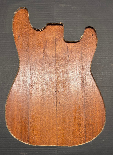 Leopardwood Guitar Drop Top - 21-1/4" x 7-1/8" x 3/8" #2026 Exotic Wood Zone 
