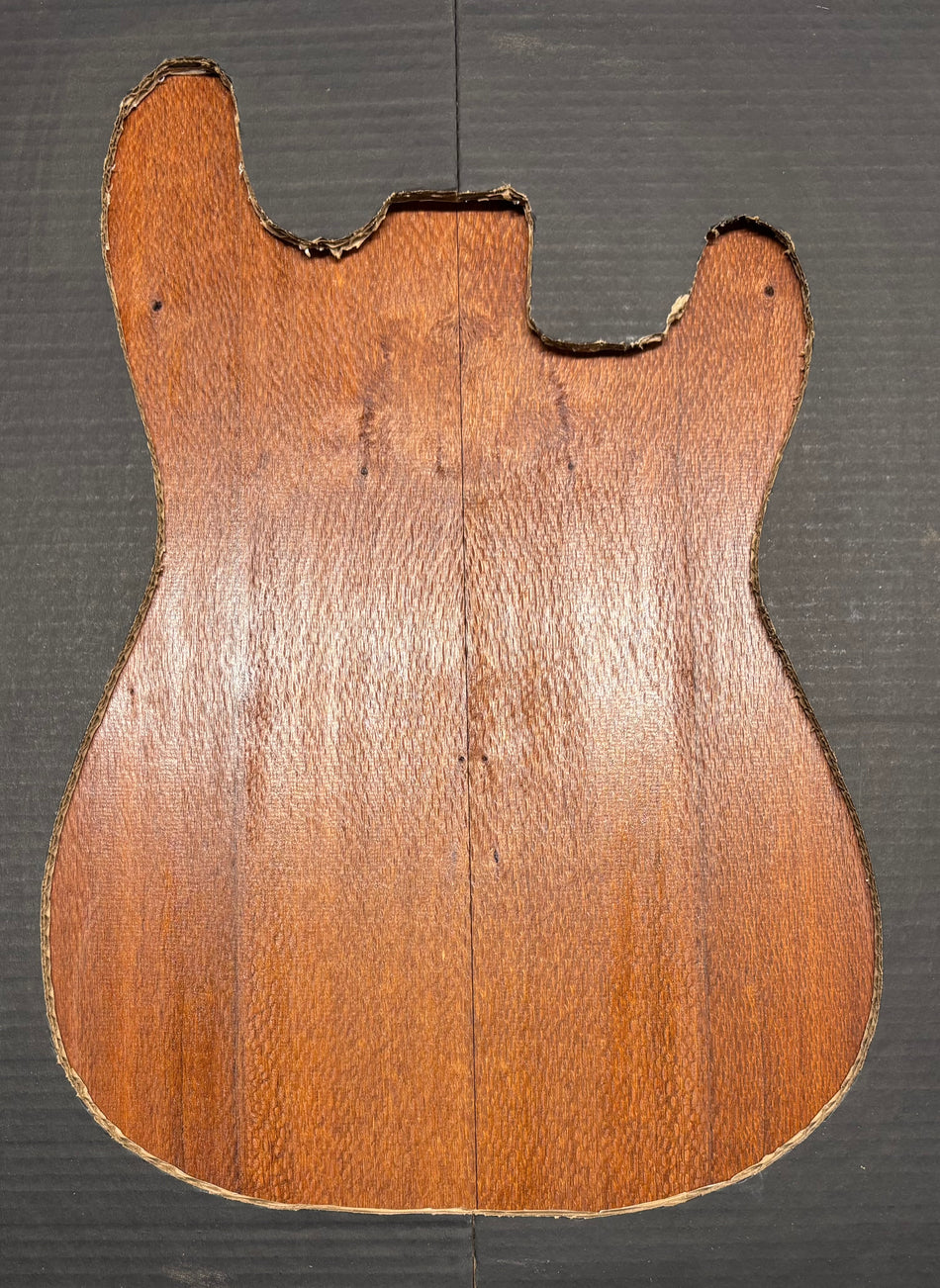 Leopardwood Guitar Drop Top - 21-1/4" x 7-1/8" x 3/8" #2026 Exotic Wood Zone 