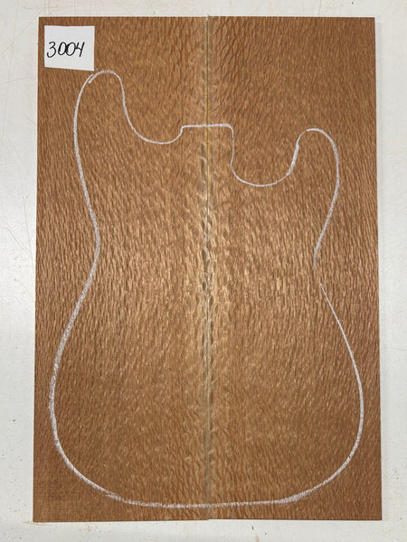 Lacewood Guitar Drop Top - 21-1/4" x 7-1/8" x 1/4" #3004 Exotic Wood Zone 