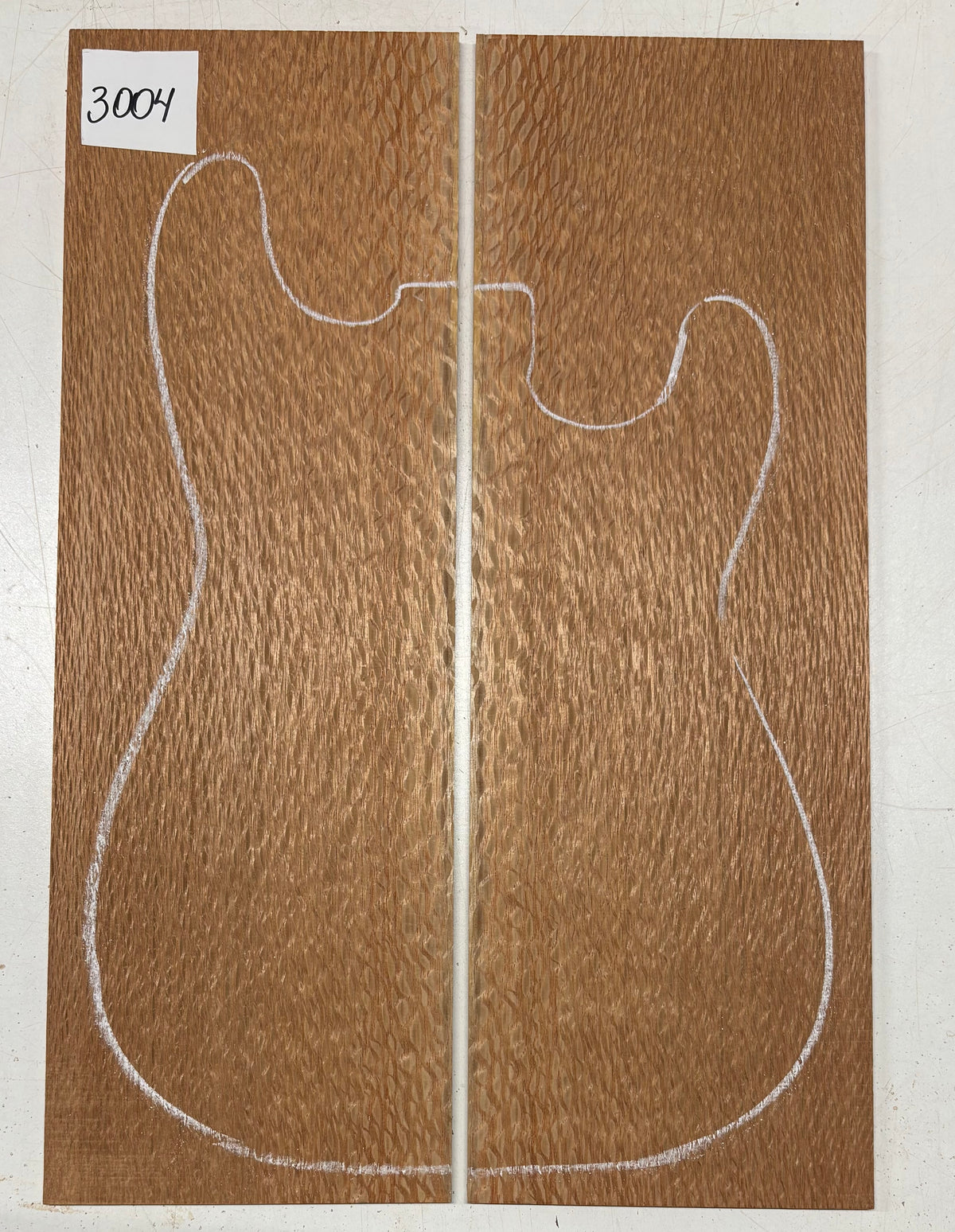 Lacewood Guitar Drop Top - 21-1/4" x 7-1/8" x 1/4" #3004 Exotic Wood Zone 