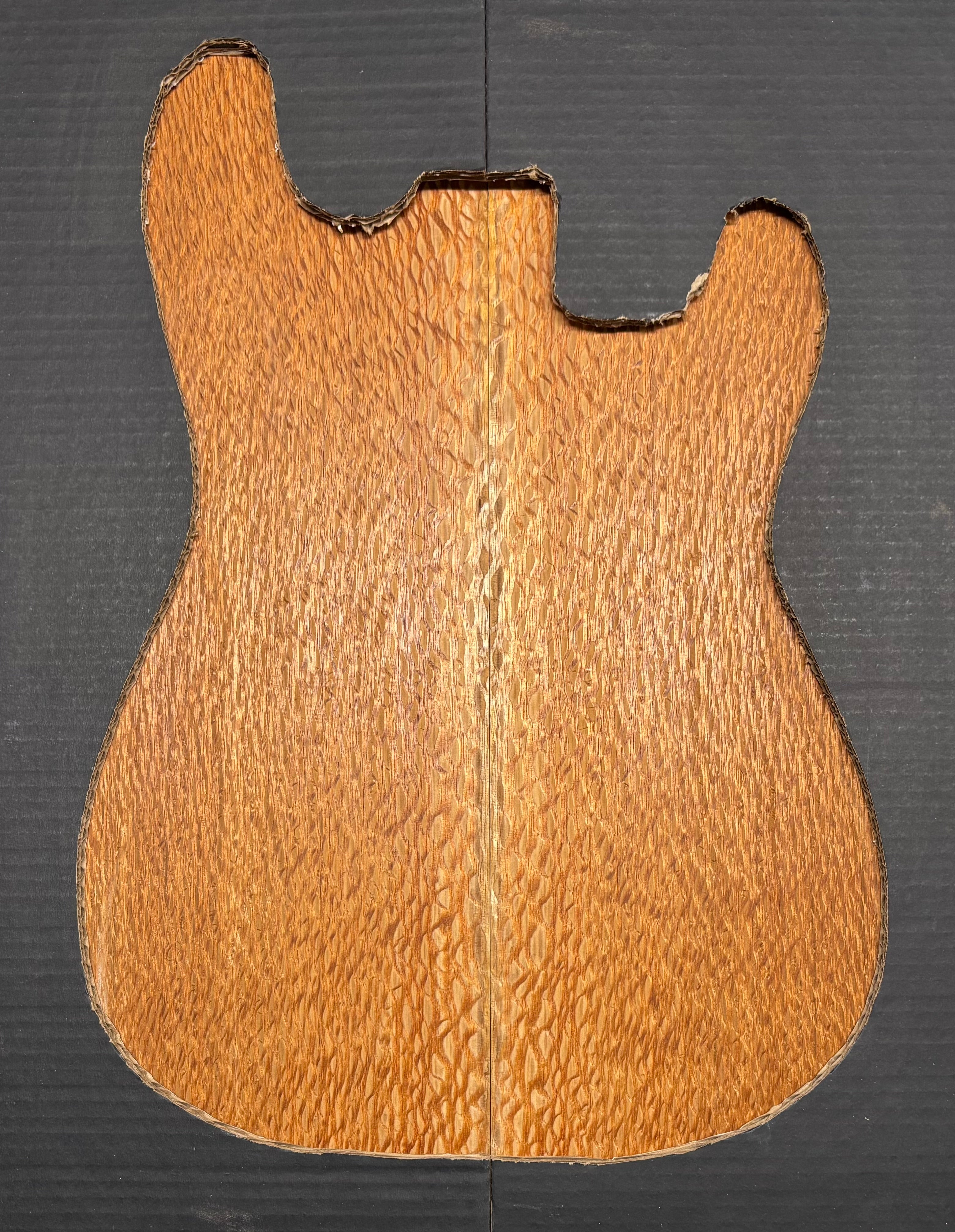 Lacewood Guitar Drop Top - 21-1/4" x 7-1/8" x 1/4" #3004 Exotic Wood Zone 
