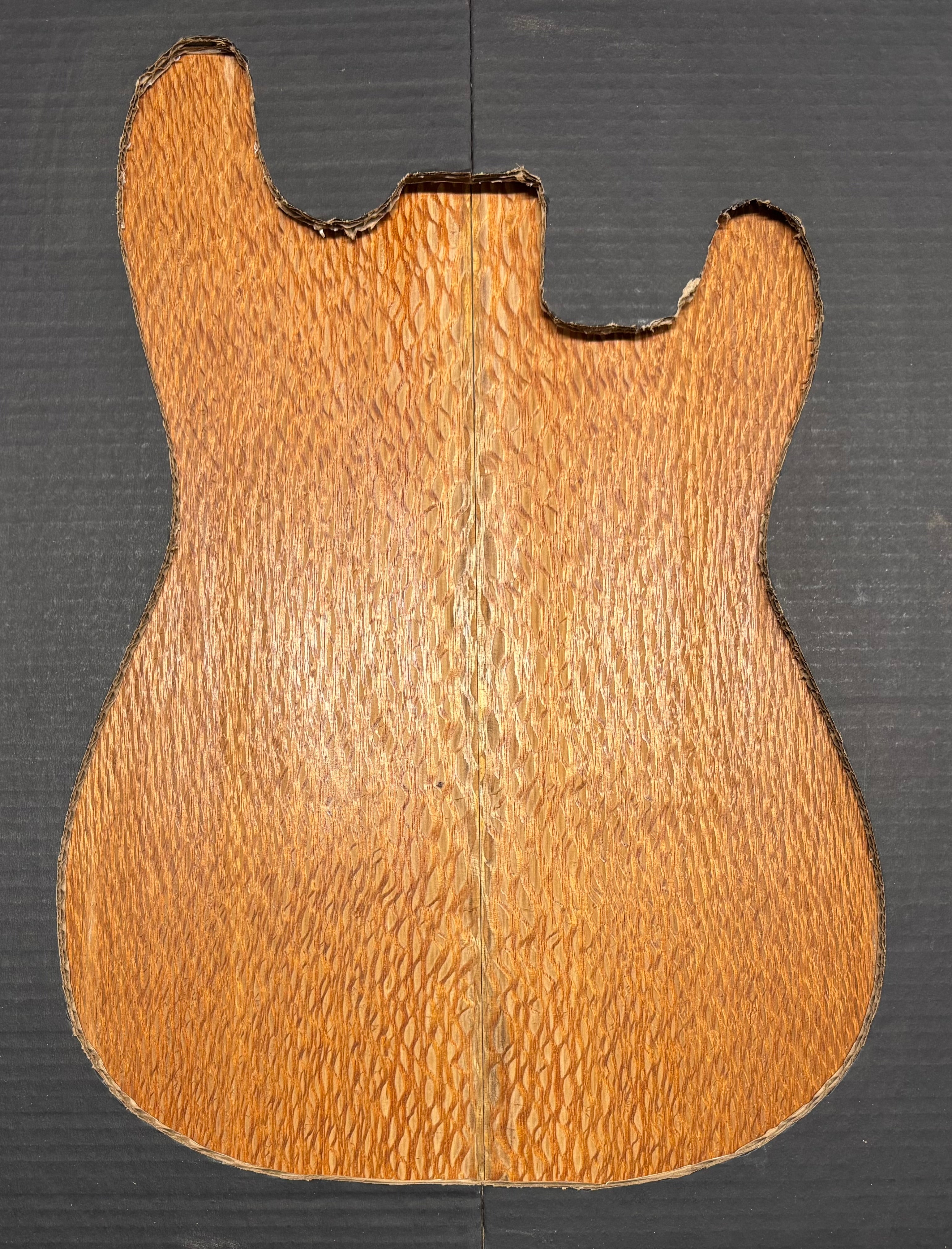 Lacewood Guitar Drop Top - 21-1/4" x 7-1/8" x 1/4" #3005 Exotic Wood Zone 