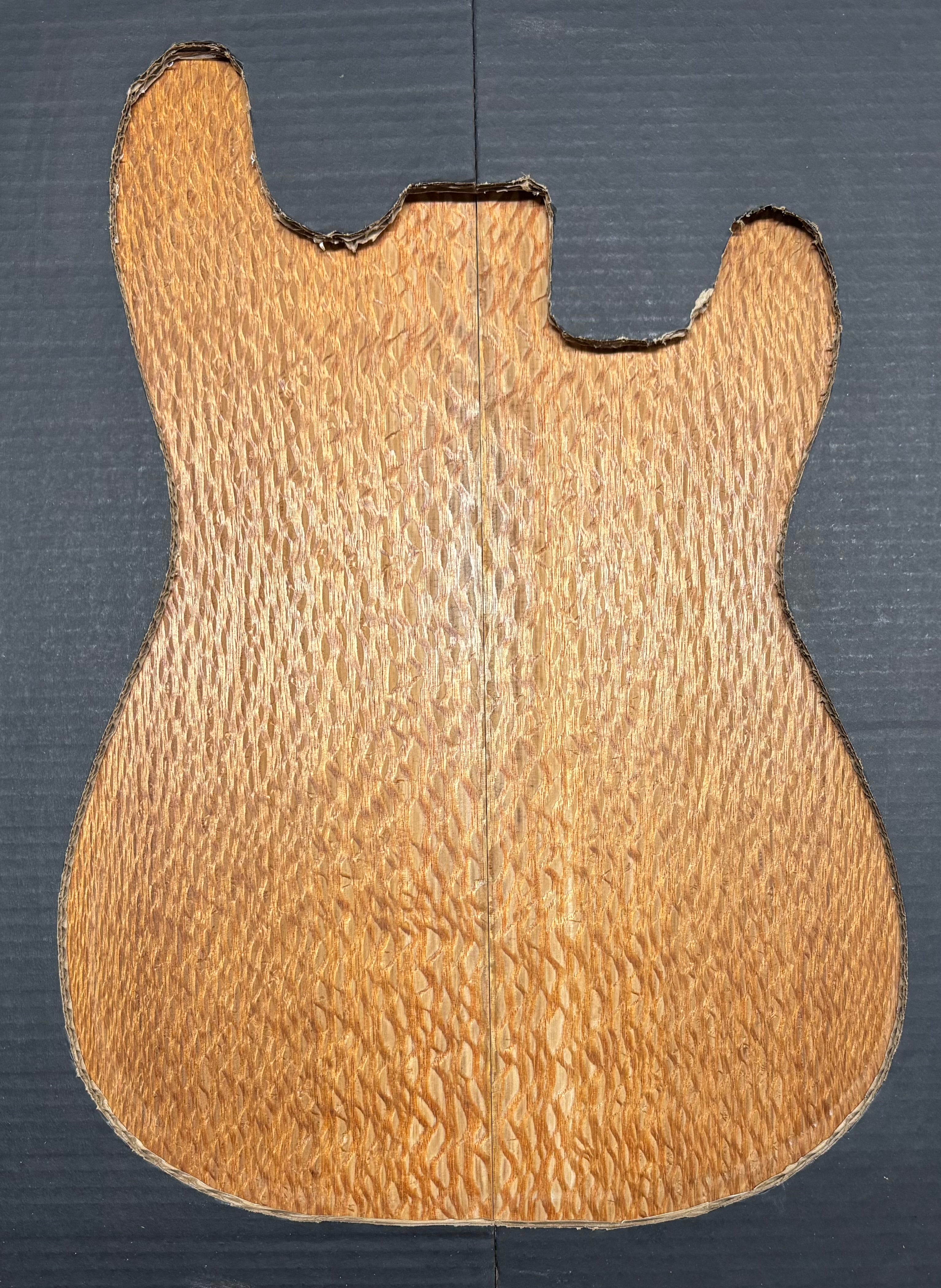 Lacewood Guitar Drop Top - 21-1/4" x 7-1/8" x 1/4" #3006 Exotic Wood Zone 