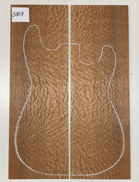 Lacewood Guitar Drop Top - 21-1/4" x 7-1/8" x 1/4" #3007 Exotic Wood Zone 