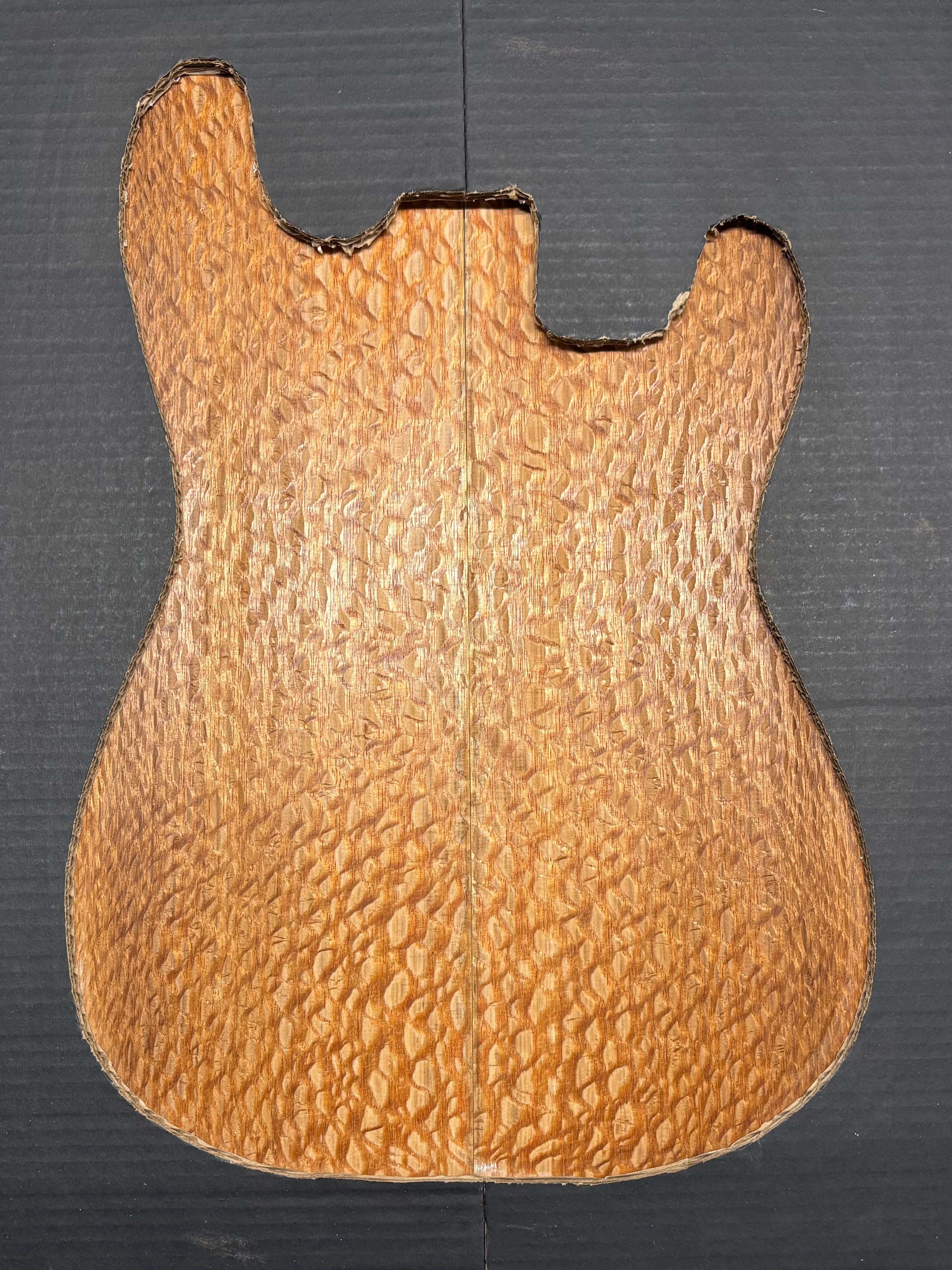 Lacewood Guitar Drop Top - 21-1/4" x 7-1/8" x 1/4" #3007 Exotic Wood Zone 