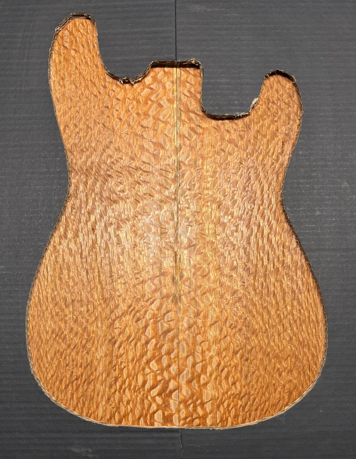 Lacewood Guitar Drop Top - 21-1/4" x 7-1/8" x 1/4" #3008 Exotic Wood Zone 