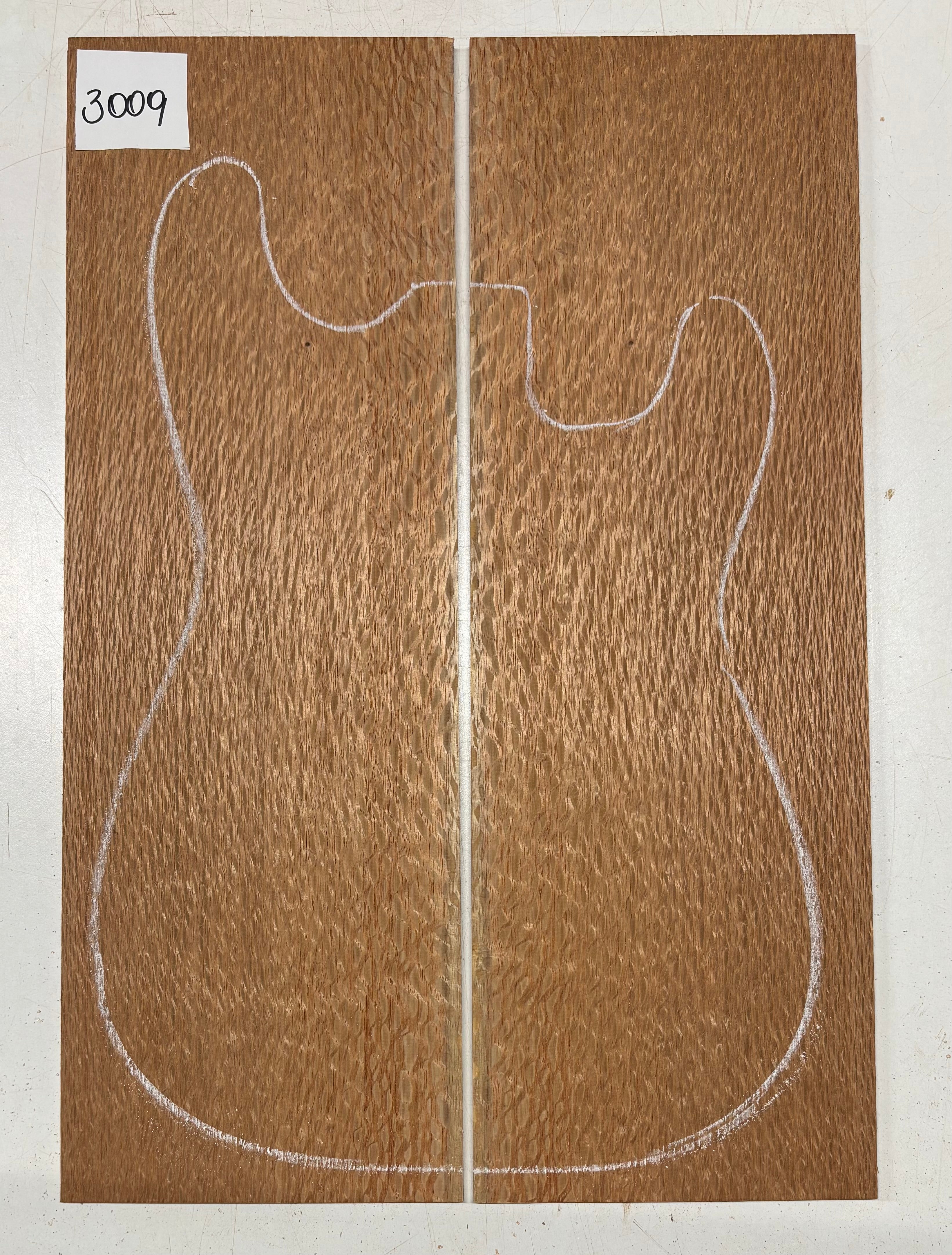 Lacewood Guitar Drop Top - 21-1/4" x 7-1/8" x 1/4" #3009 Exotic Wood Zone 