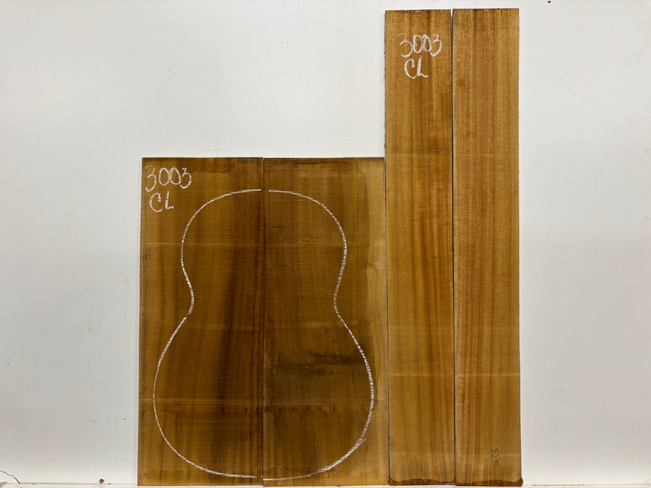 Juego de fondo y aros de guitarra de grado AAAA Dreadnought de palisandro de la India Oriental #61 