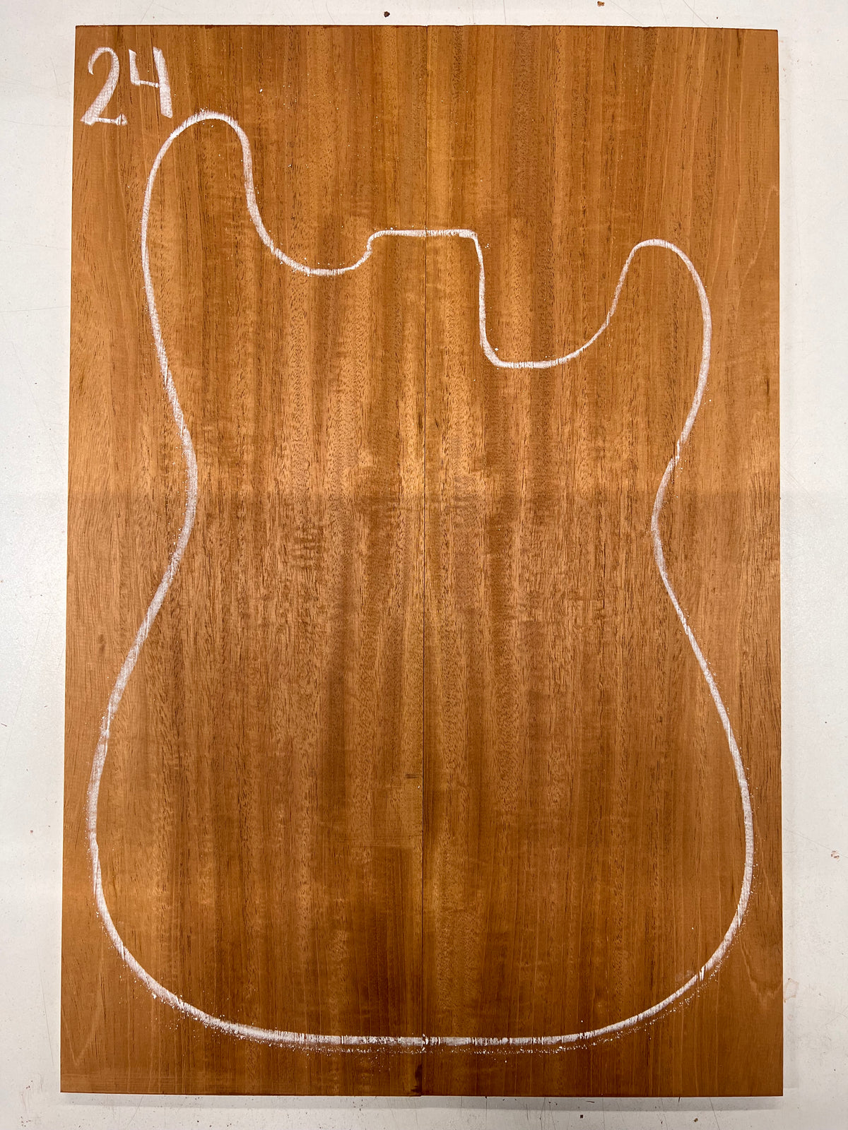 Beautiful Flame Honduran Mahogany Guitar Drop Tops 21" x 7" x 1/4" #24 - Exotic Wood Zone - Buy online Across USA 