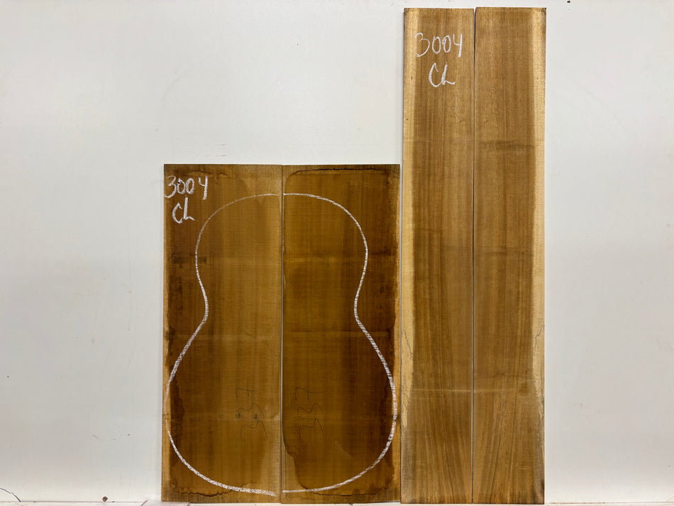 Juego de fondo y aros de guitarra de grado AAAA Dreadnought de palisandro de la India Oriental #61 