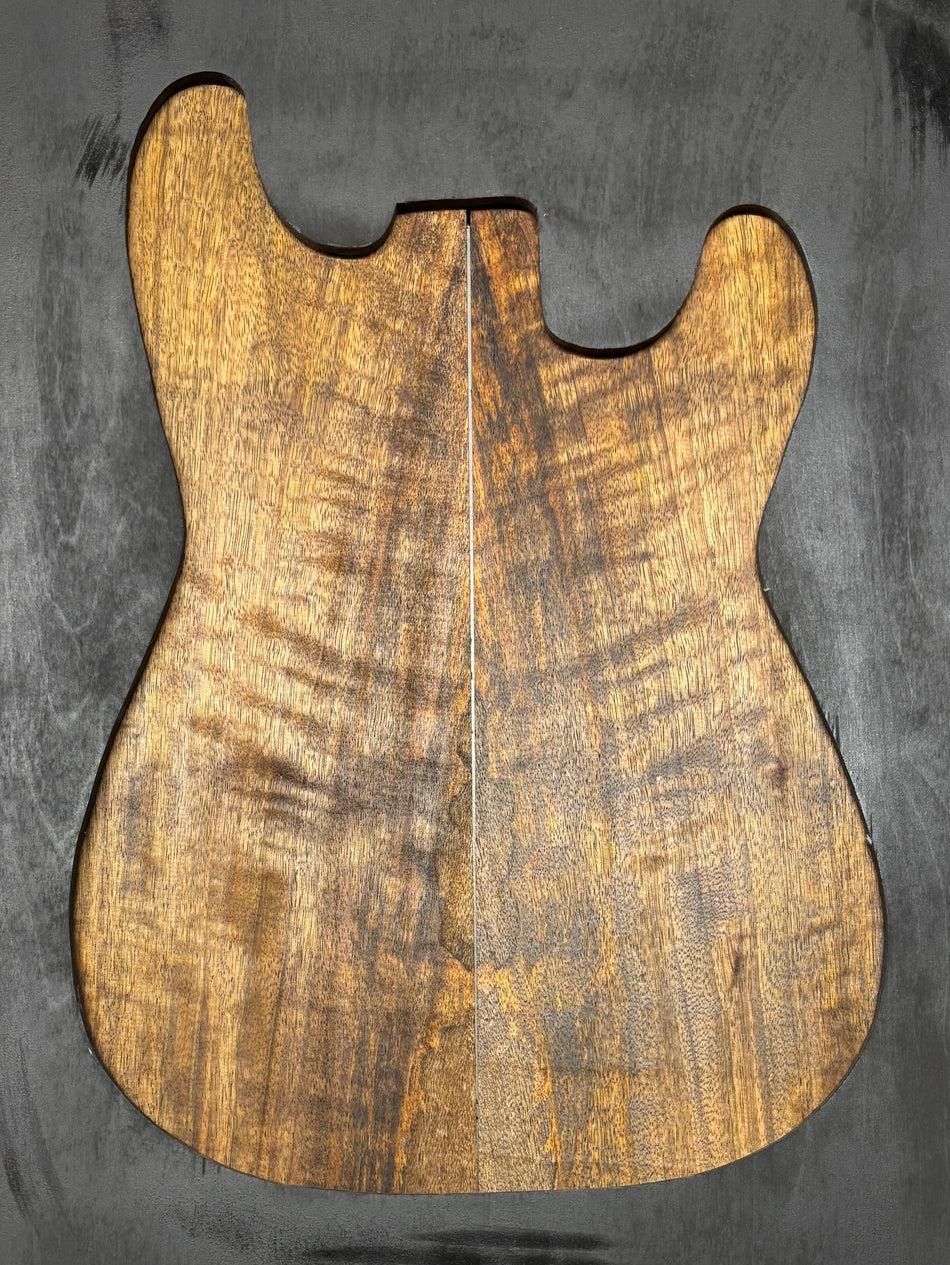 Chocolate Flame Mango Guitar Drop Top - 22" x 7-1/4" x 1/4" #101
