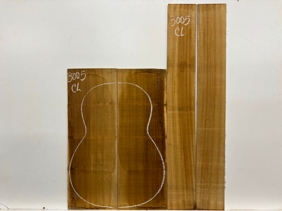 Juego de fondo y aros de guitarra de grado AAAA Dreadnought de palisandro de la India Oriental #61 