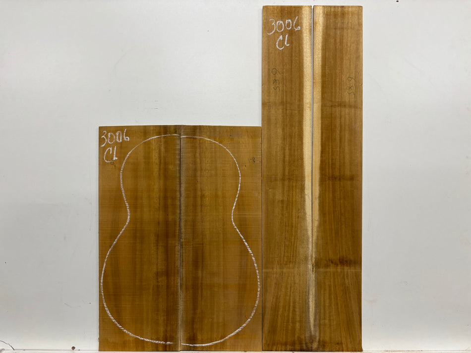 Juego de fondo y aros de guitarra de grado AAAA Dreadnought de palisandro de la India Oriental #61 