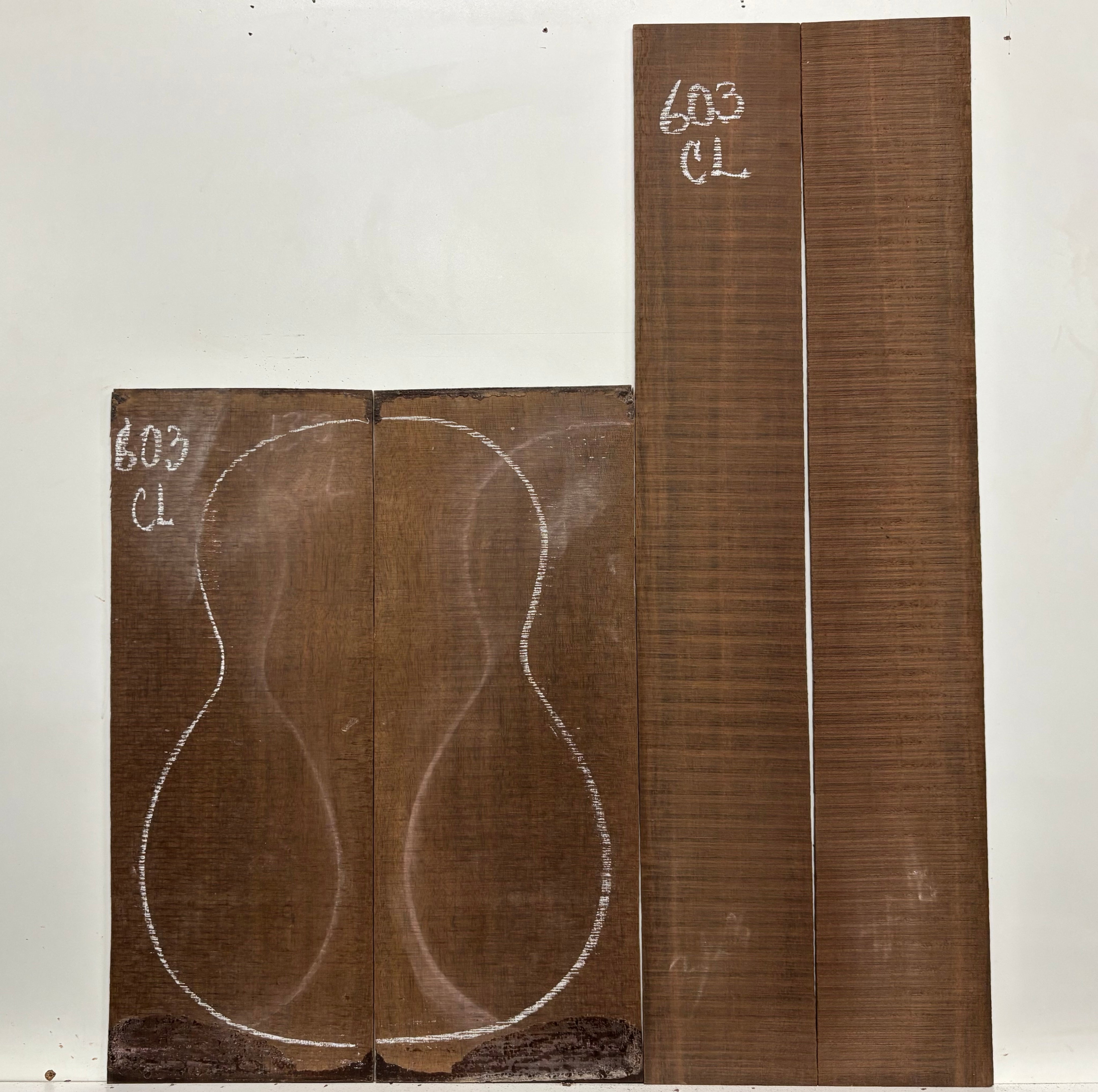 Indian Laurel Classical Guitar Back and Side Set #603 - Exotic Wood Zone