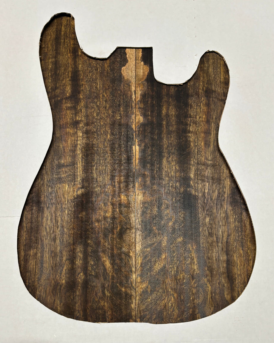 Chocolate Flame Mango Guitar Drop Top - 22" x 7-1/4" x 1/4" #106