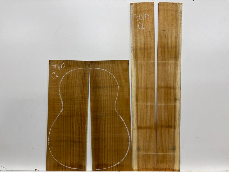 Juego de fondo y aros de guitarra de grado AAAA Dreadnought de palisandro de la India Oriental #61 