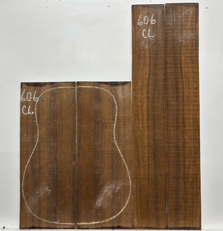 Indian Laurel Classical Guitar Back and Side Set #606 - Exotic Wood Zone
