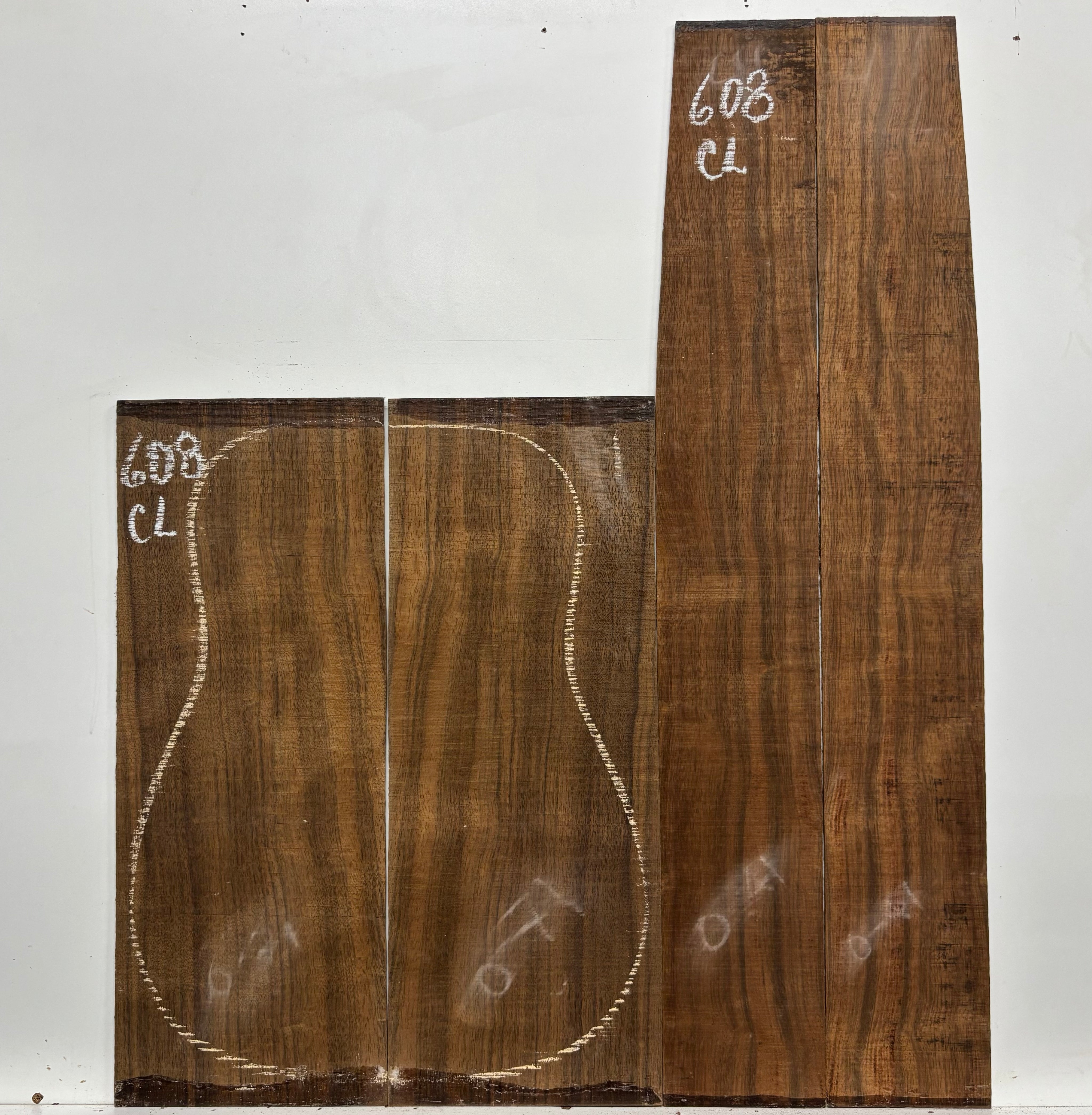 Indian Laurel Classical Guitar Back and Side Set #608 - Exotic Wood Zone