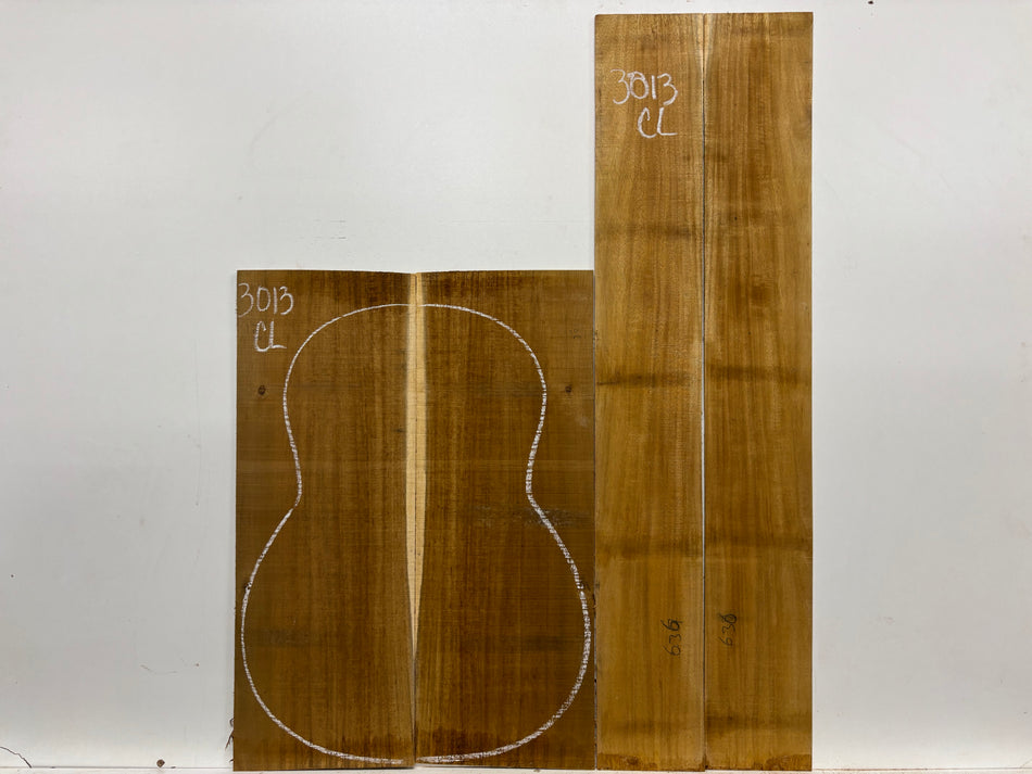 Juego de fondo y aros de guitarra de grado AAAA Dreadnought de palisandro de la India Oriental #61 