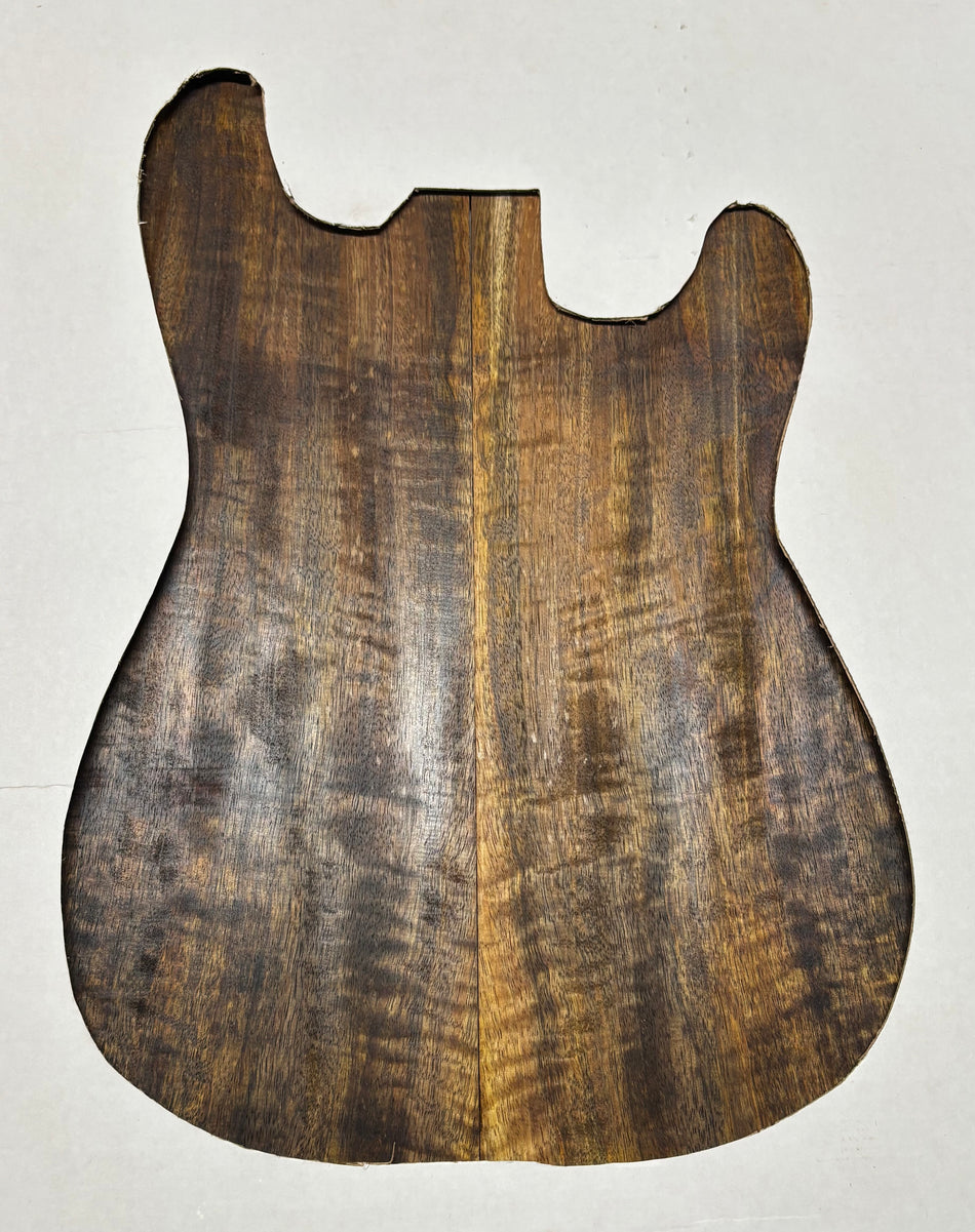 Chocolate Flame Mango Guitar Drop Top - 22" x 7-1/4" x 1/4" #110