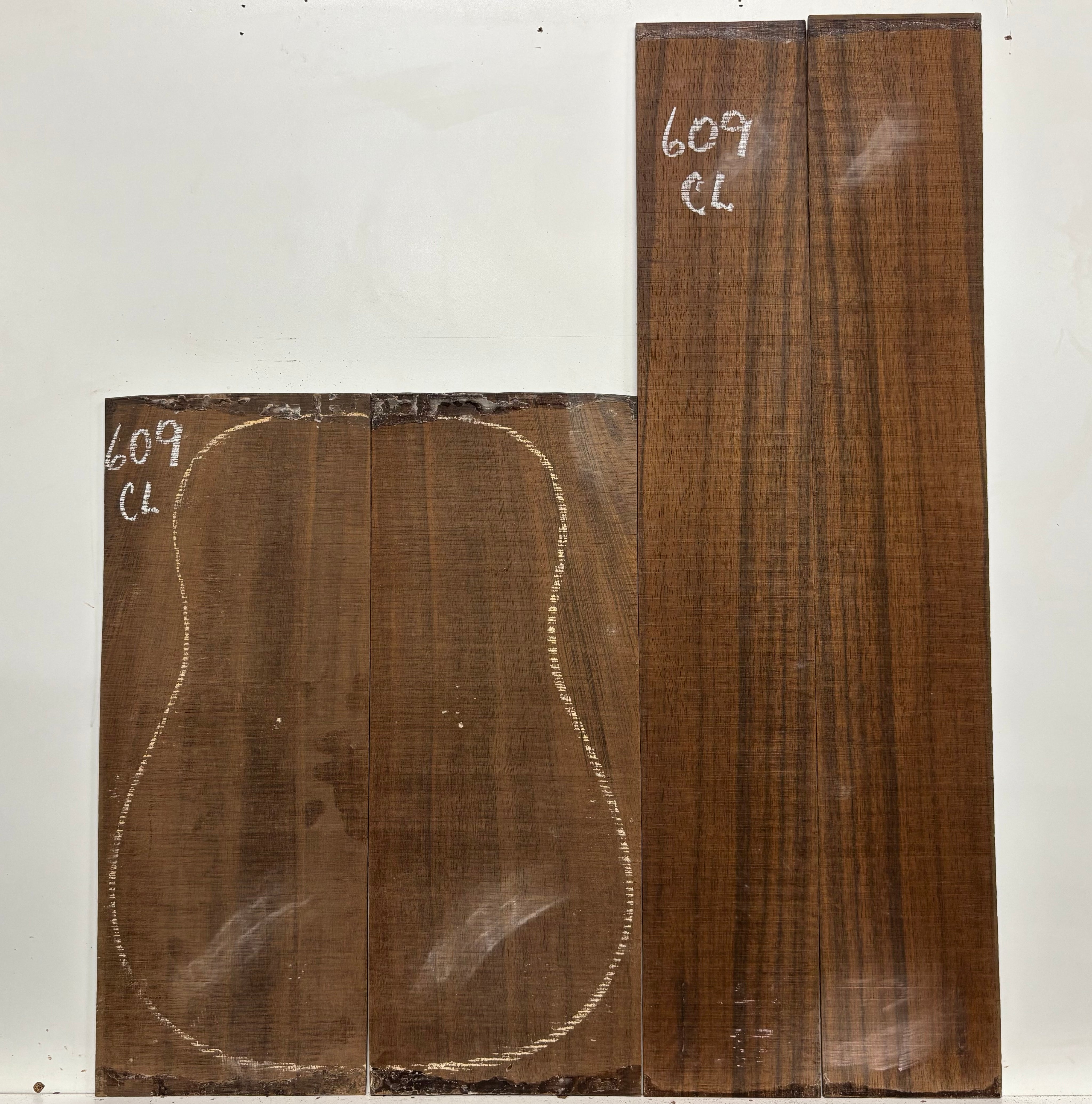 Indian Laurel Classical Guitar Back and Side Set #609 - Exotic Wood Zone