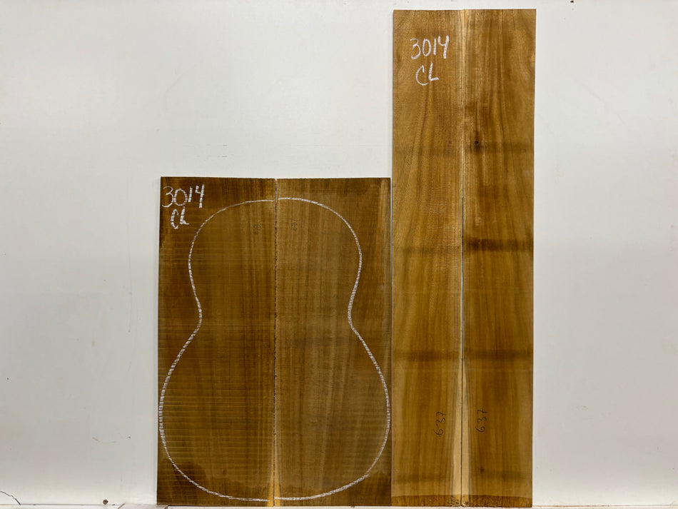 Juego de fondo y aros de guitarra de grado AAAA Dreadnought de palisandro de la India Oriental #61 