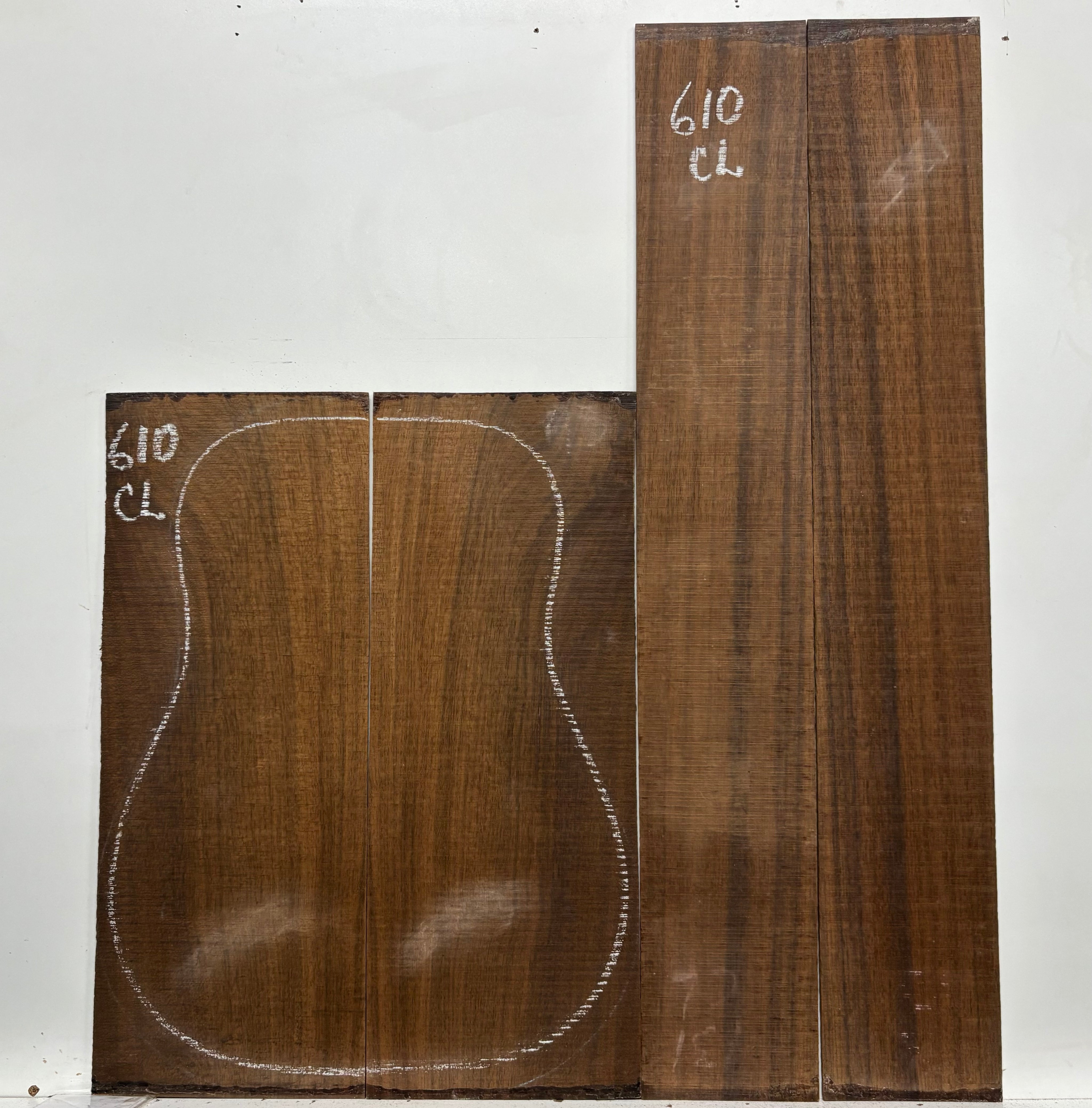Indian Laurel Classical Guitar Back and Side Set #610 - Exotic Wood Zone