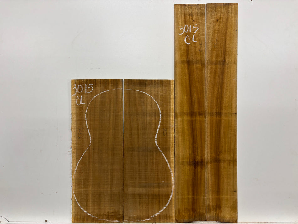 Juego de fondo y aros de guitarra de grado AAAA Dreadnought de palisandro de la India Oriental #61 